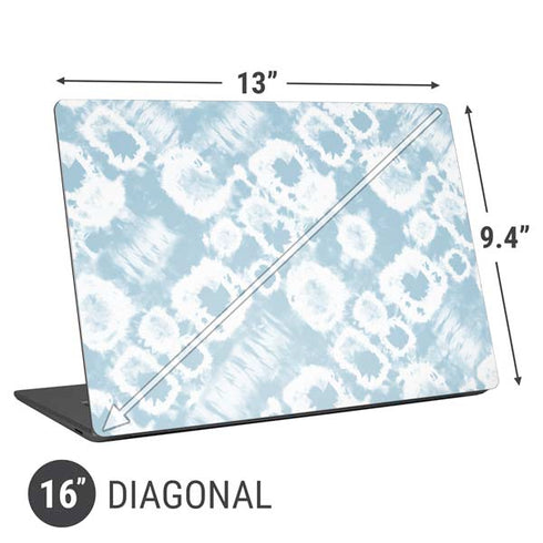 Blue Tie Dye Universal Laptop 16in (13 x 9.4in) Skin